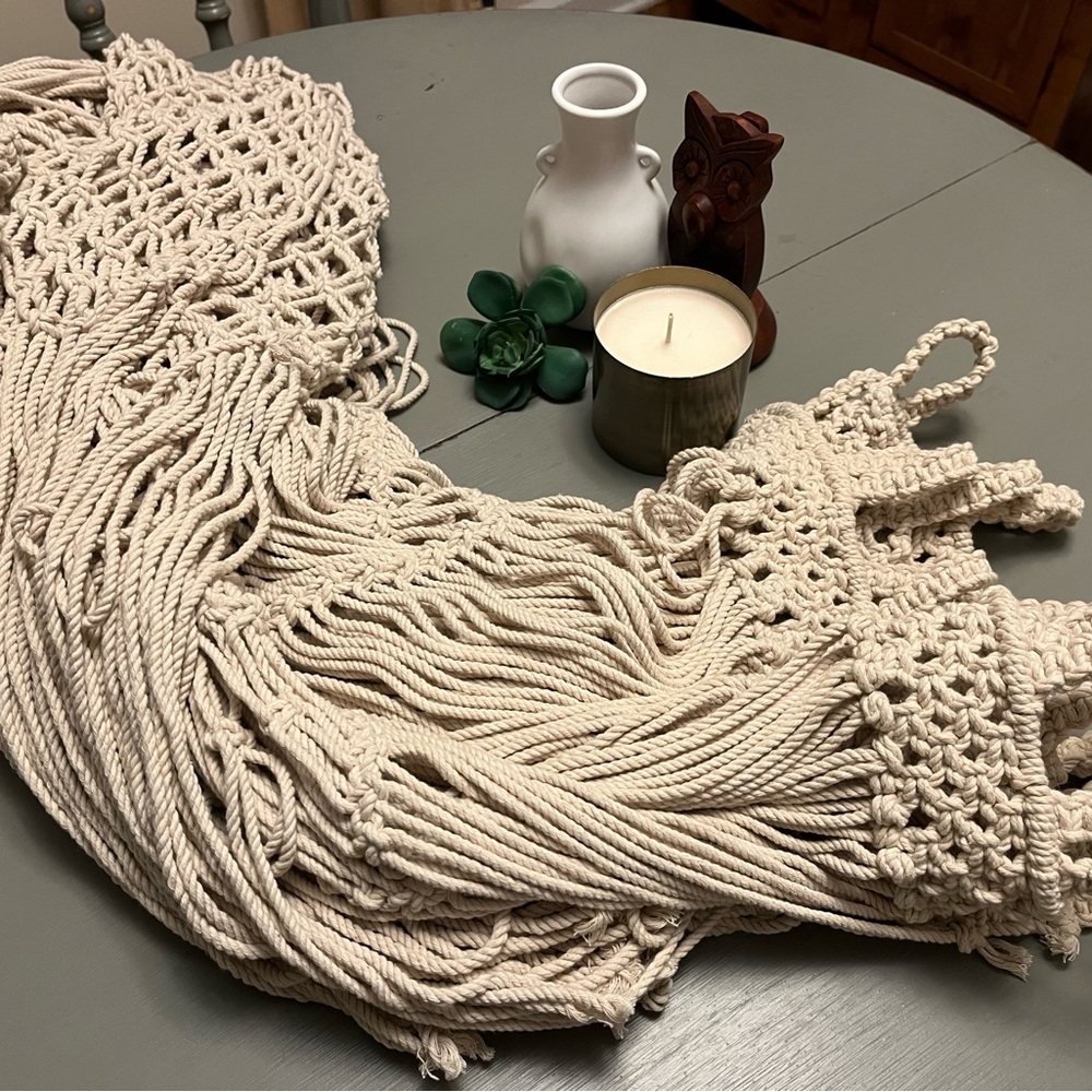Handwoven Macrame Curtain